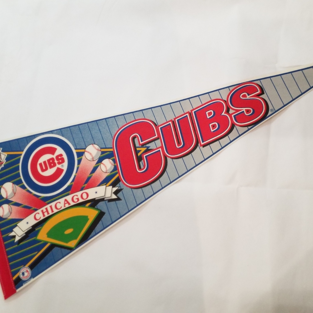 ⭐️4/$20 Vintage MLB CHICAGO CUBS Pennant